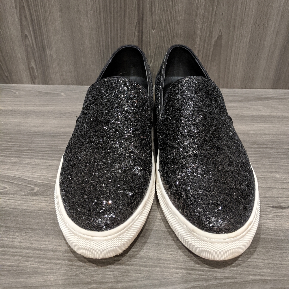 Shoedazzle Payge Glitter Sneakers, Size 9.5 - Picture 3 of 4